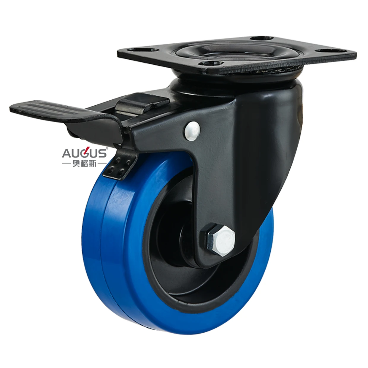 Lift table wheels rubber roller heavy duty castors 4 inch rigid
