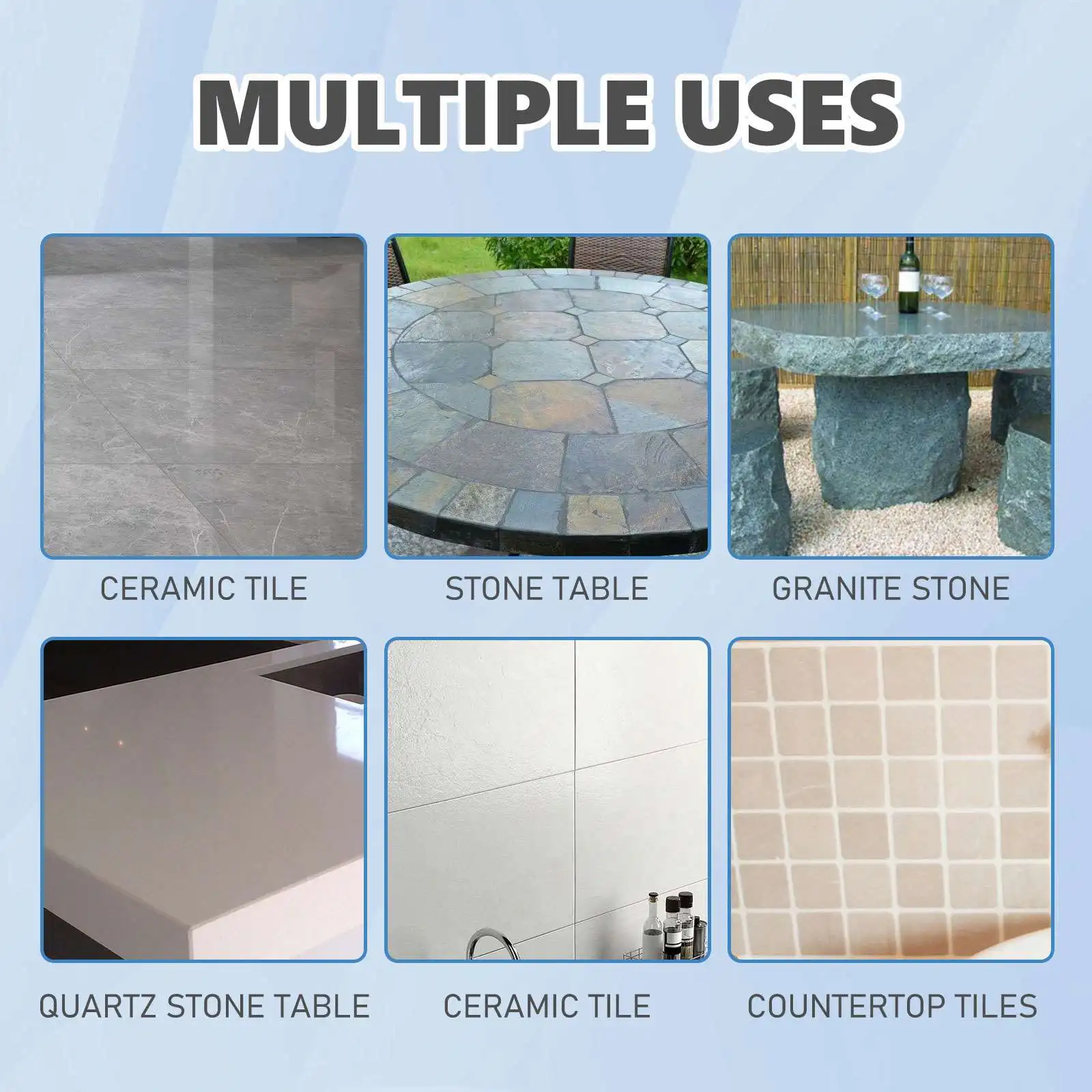 Jaysuing Wholesale OEM Stone Cleaning Powder Marble Quartz Stone Countertop Cleaner Kitchen Ceramic Tile Strong Decontamination
