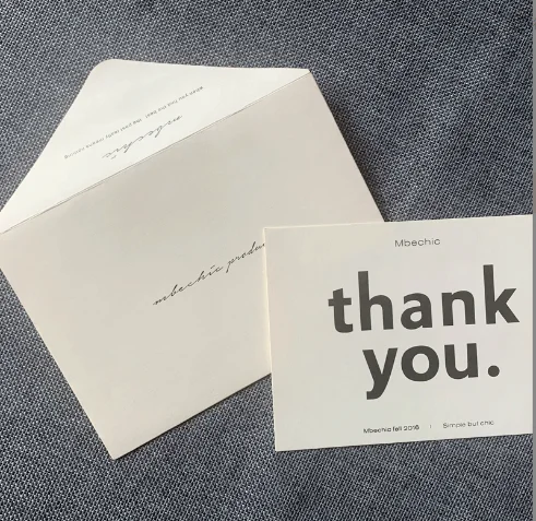 Custom Logo High Quality birthday cards Brochure Thank You Cards for small business