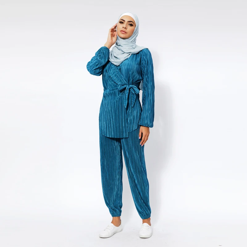 High Quality Promotion V-Neck Muslim Women Clothing Fall Women Plus Size Clothing