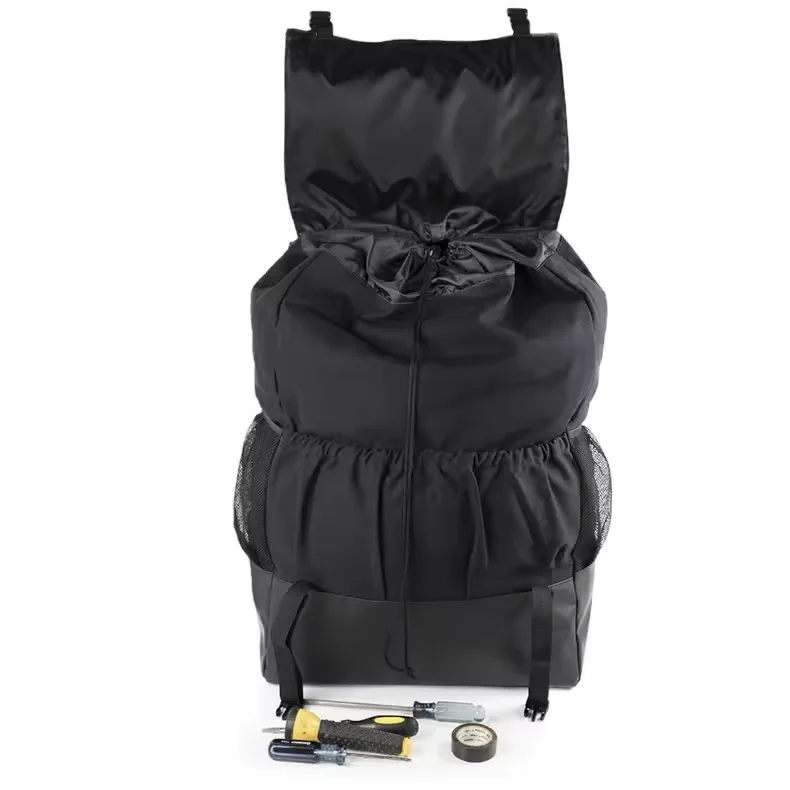 Custom Logo Hanging Car Spare Tire Trash Bag SUV Heavy Duty Truck Garbage Bag Travel Folding Waterproof Spare Wheel Bag