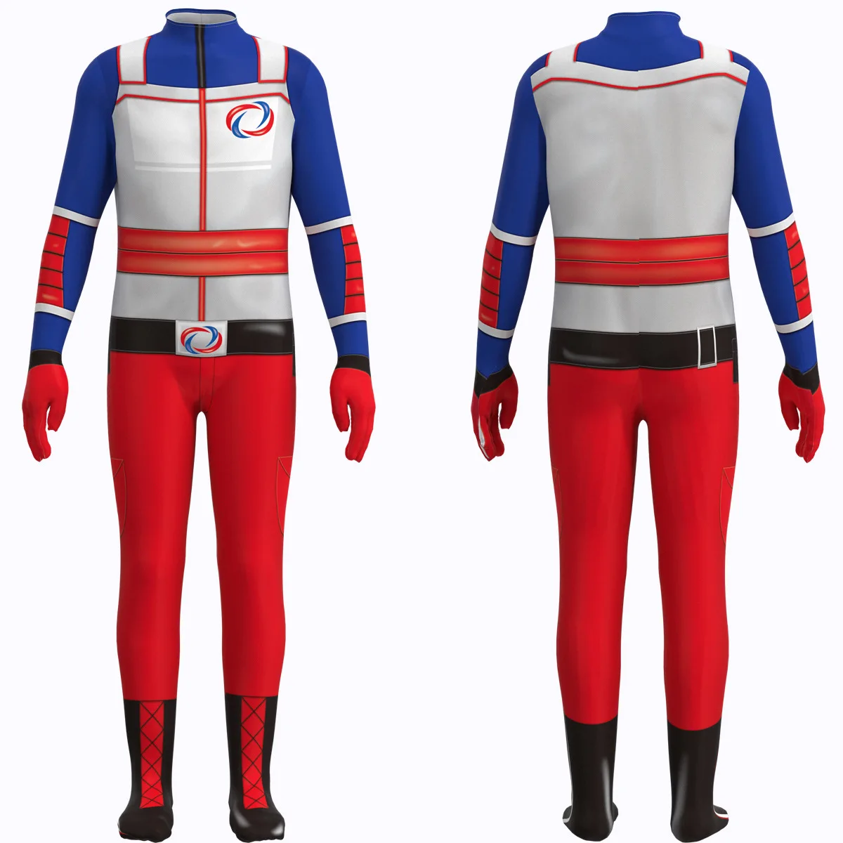 Adventure of the No Super Boy Kid danger cosplay costume one-piece tights,cosplay costume anime for Child