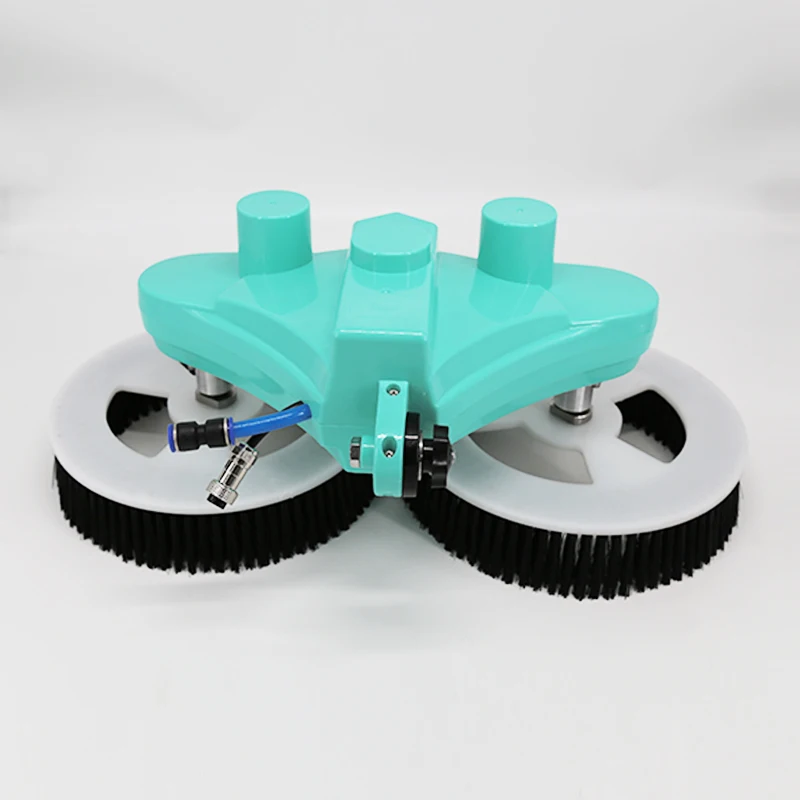 Spin scrubber cleaning brush Solar Panel Cleaning tool - Extendable Glass & Carbon Fiber Pole with Water Fed