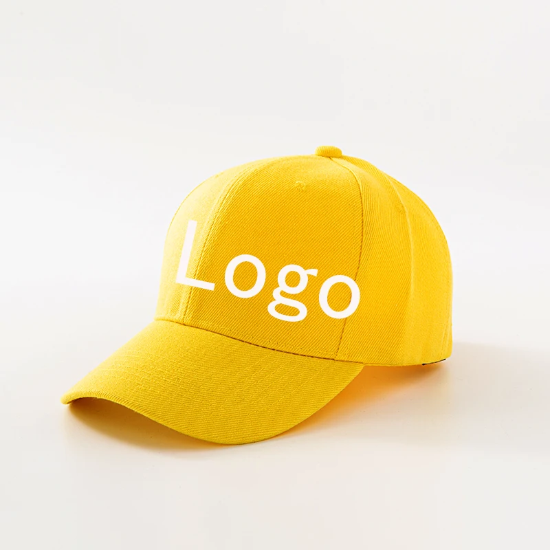 Custom Embroidered Logo Baseball Caps: Cotton, Colorful, 6 Panel, Unstructured Dad Hats for Men and Women