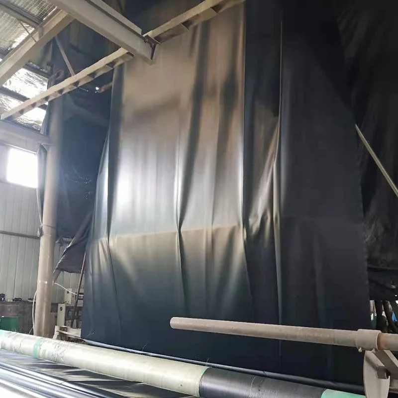 Custom Hdpe Aquaculture 2mm PVC Epdm Rubber Fish Tank Leak-proof Landfill Waterproof Pond Liner Smooth Geomembrane for Biofloc