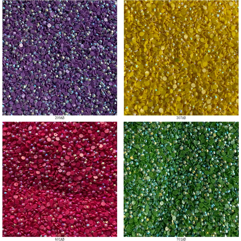 Wholesale Round Resin 2.8 mm Super Shiny AB Natural Diamond Cutting Beads for Diamond Painting