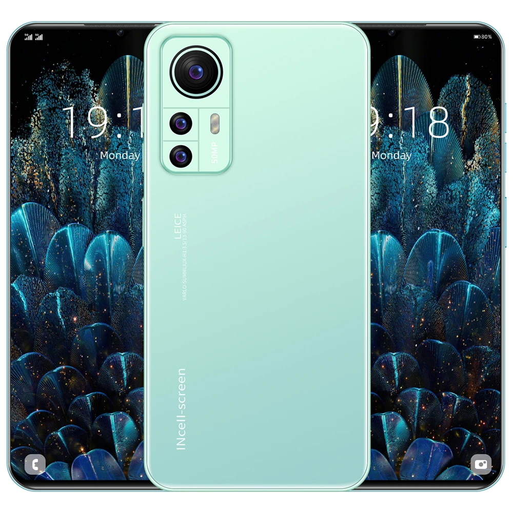 2024 Hot Selling M12 Pro Phone 6 7 Inch Screen Smartphone Dual SIM Android Phone Large memory smartphone