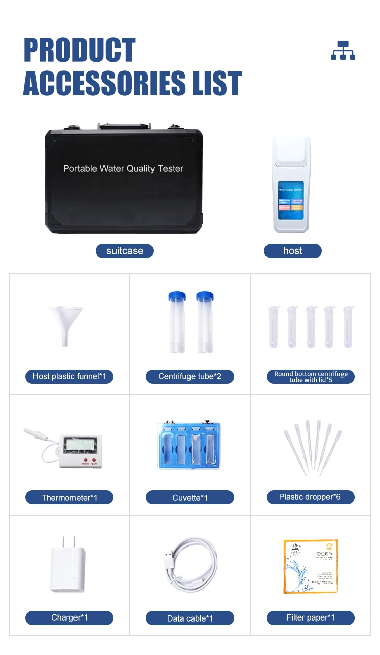 Горячая Распродажа 2022 портативный инструмент для анализа качества воды аквакультуры