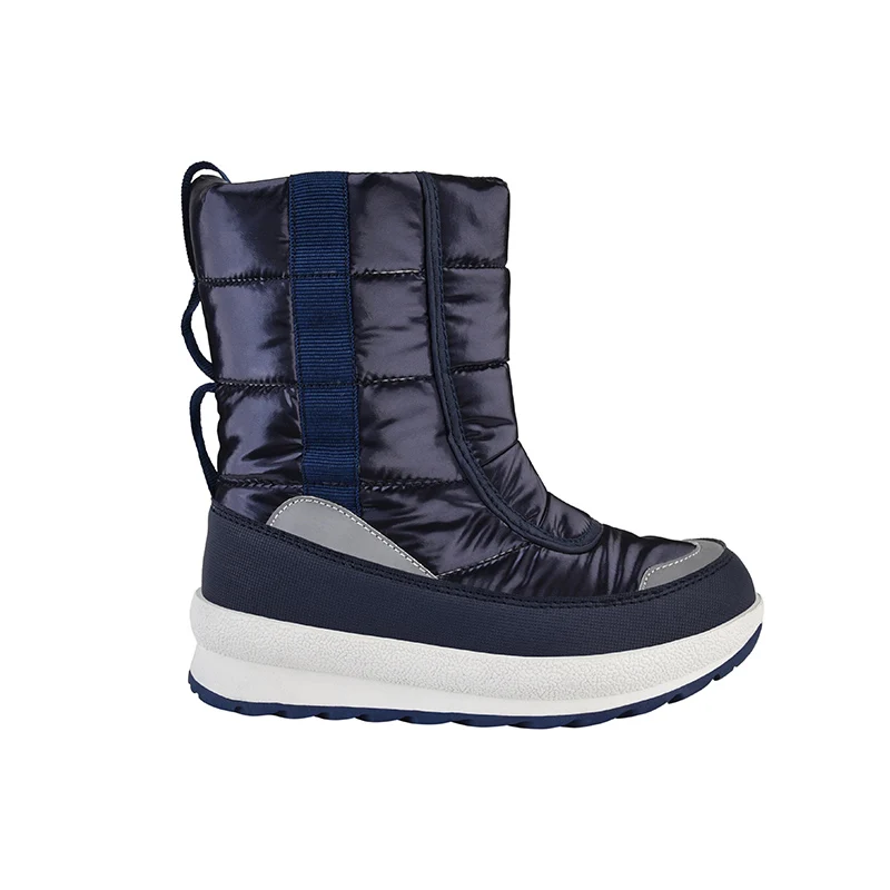 QILOO Winter Shoes Children's Snow Boots Warm Shoes Winter Home Snow Boots Waterproof for Girls Kids Shoe Box Midi Mesh TPR