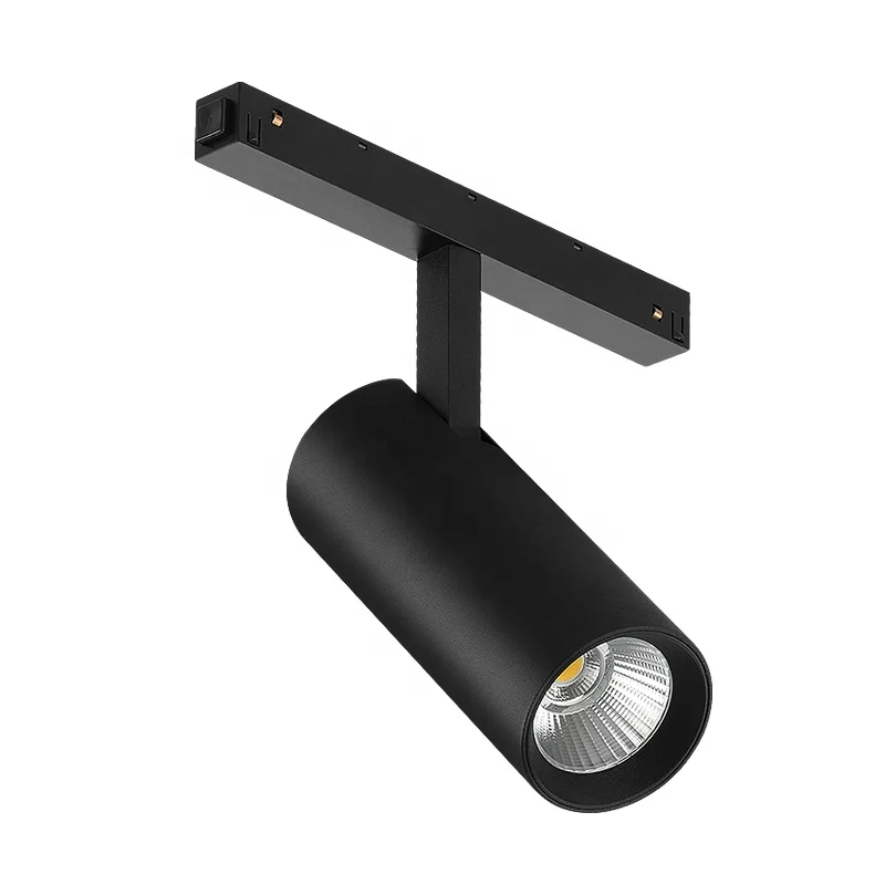 Jewelry Showcase Cabinet Led Spotlight Museum Exhibition Mini Magnetic Track Light Aluminum Display Lights for Shop