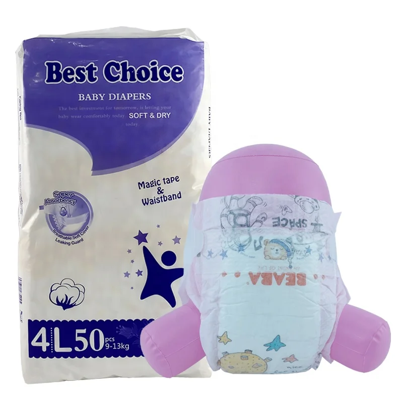 Low Price Diapers Manufacturer Free Sample Extra Soft Absorbency Disposable Baby Nappies In Bales