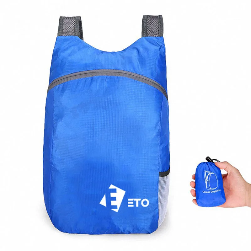 Доступно Oem Нейлоновый Складной Рюкзак Ripstop водонепроницаемый складной рюкзак модный