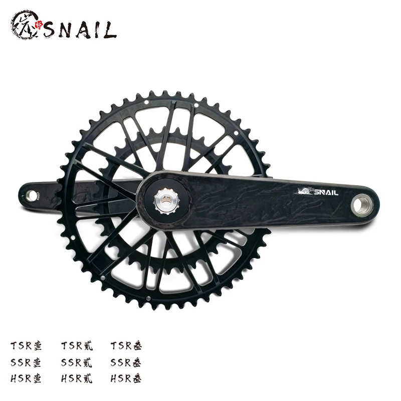 Ultralight  Carbon Fiber Crankset Mtb Chain Ring 8-11s 40/42t Bicycle Crankset Part Chainwheel Mountain Bike Chain Ring