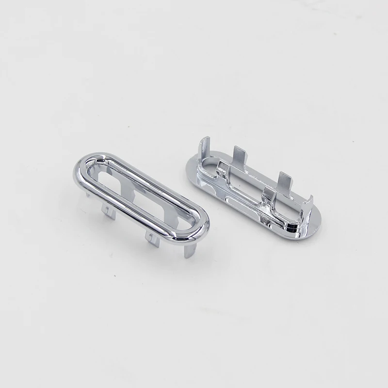 ABS Long and big Sink Basin Hole Oval Overflow Ring Cover Chrome Plated Wash Basin Overflow Cover Rings