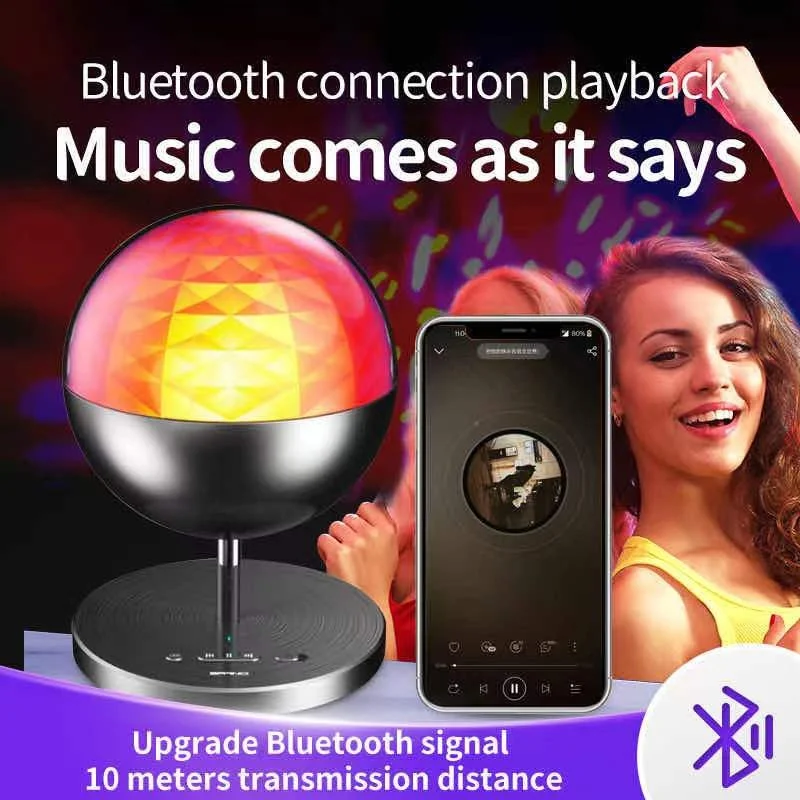 BOKUN Music rechargeable LED Star Night Light Galaxy Starry Sky Projector Lamp LED Night Light for Bedroom