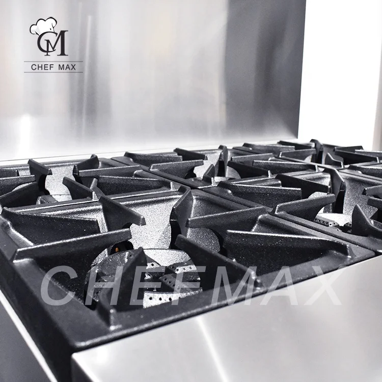 Chefmax Коммерческая Вертикальная горелка на 4-6 горелок ETL газовая печь кастрюля для приготовления пищи плита с