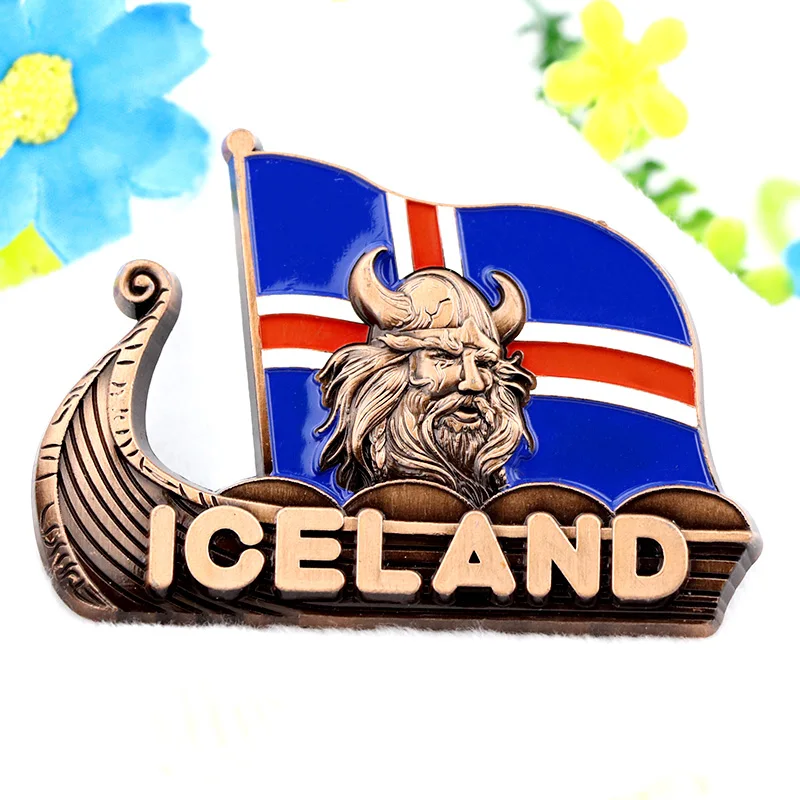 
high quality factory direct low priced Iceland gift set personalized fridge magnet 