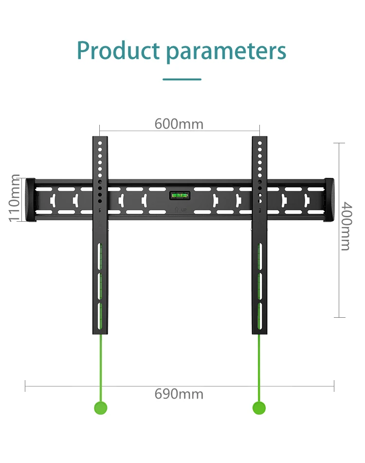 KLC E3 fixed tv supporter led lcd pdp flat panel tv wall mount rack monitor