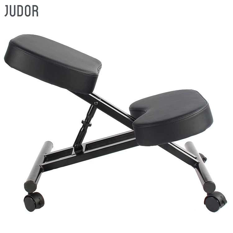 Judor Cheap Student Posture Ergonomic Pu Kneeling Chair Study Chair Stool Office Chair With Brake Wheel