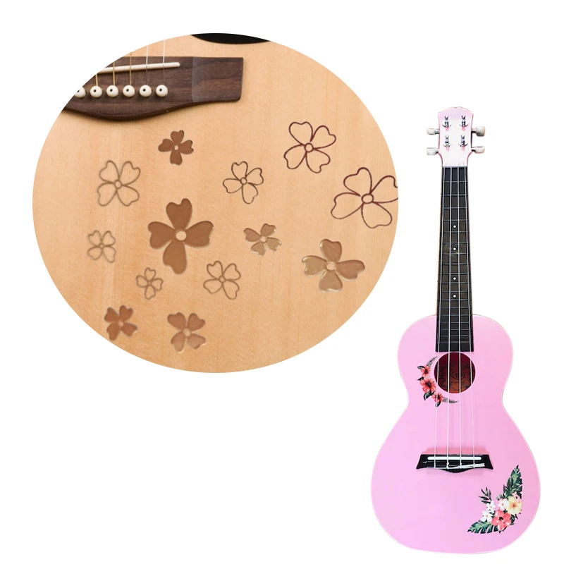 2022 г., Гуандун, Фошань, высококлассная водная переводная наклейка на заказ, 50*70 см, прочная трехмерная водная наклейка, печать для гитары