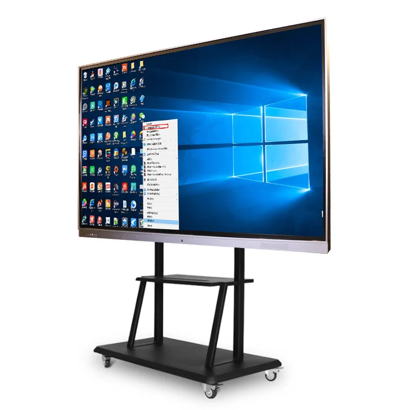 OEM ODM 65/75/86 inch Infrared Touch Screen Clever Touch Interactive Whiteboard All In One Smart Board for Classroom