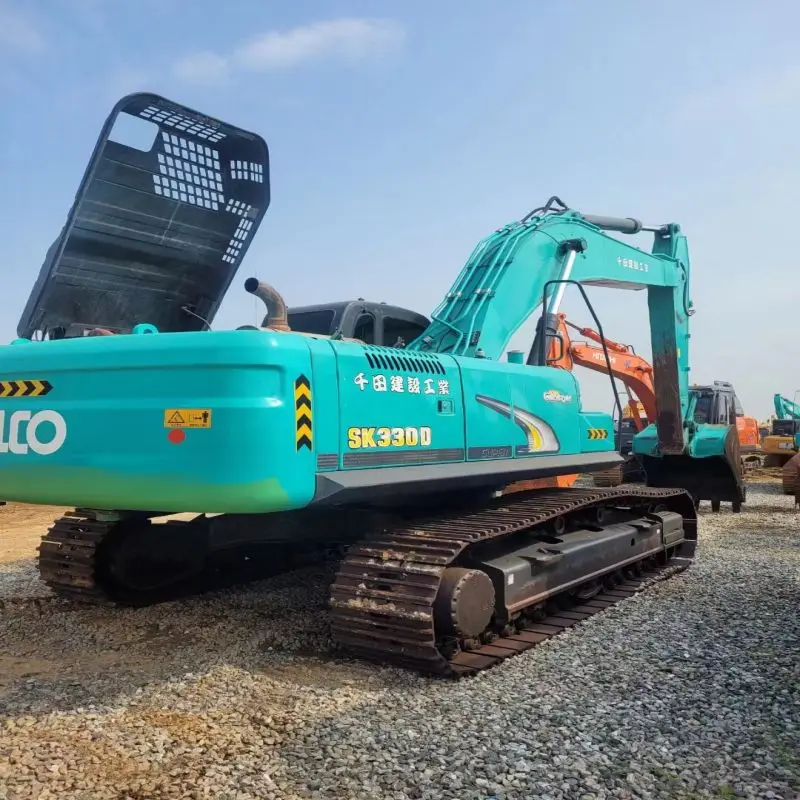 Japan made Kobelco SK330D excavator 33ton large crawler excavator sk330 sk350 sk380 Used excavators in good condition in stock