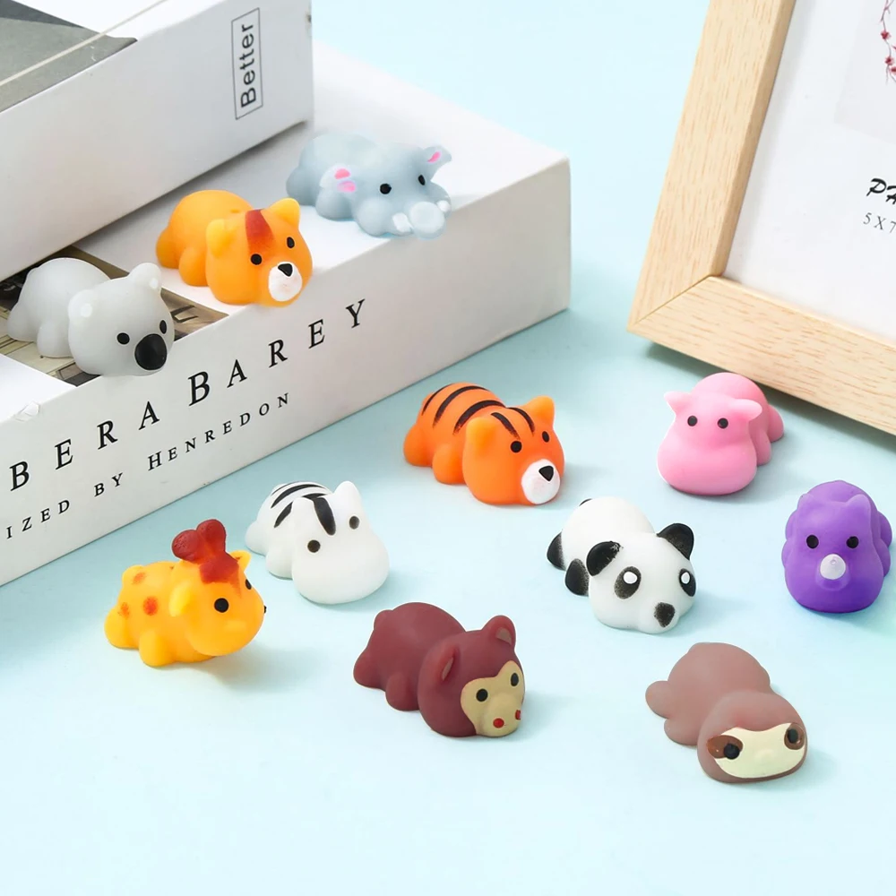 JinYing Lovely 20 Styles TPR Stress Relief Squishy Squeeze Toy Soft Animal New TPR Toys for Kids