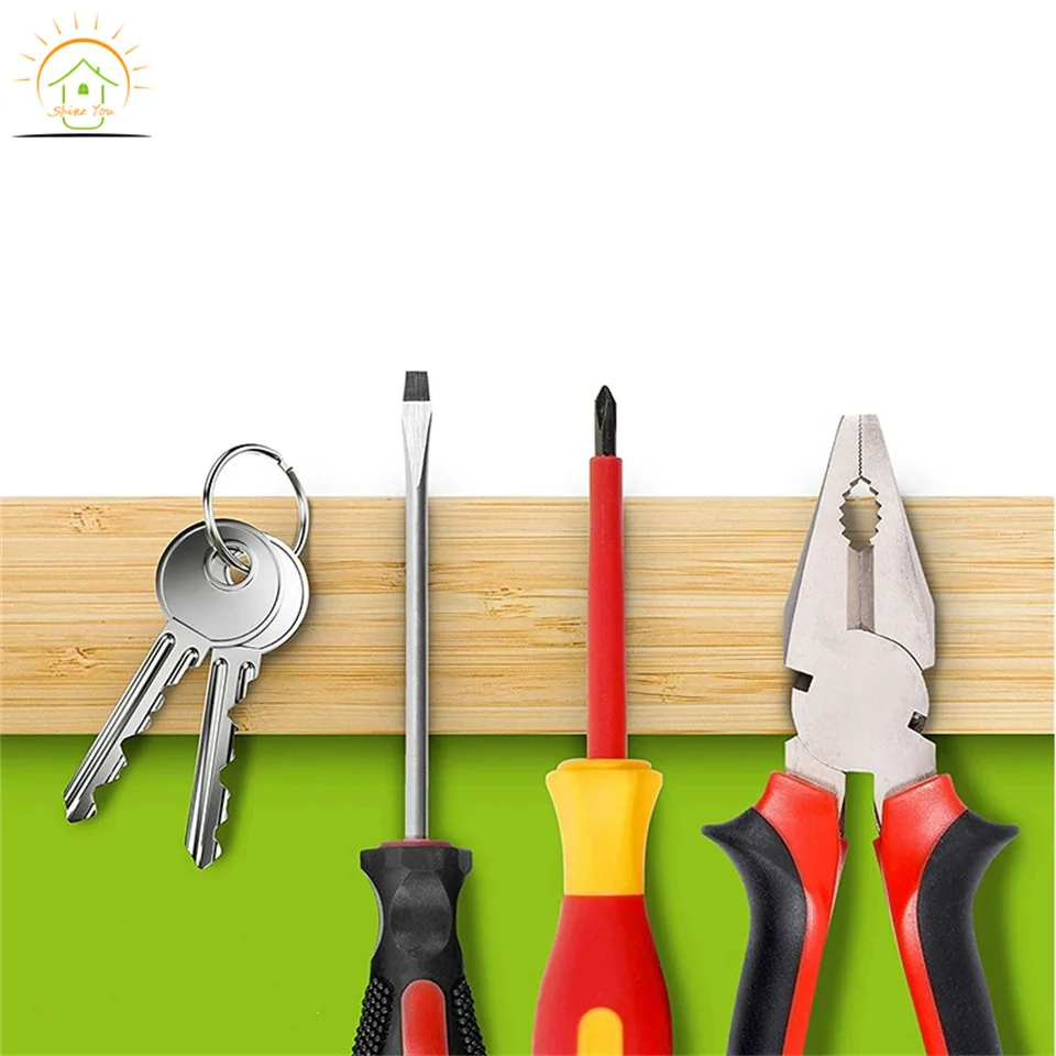 Custom Multi Purpose Functionality Organizing Kitchen Magnetic Knife Holder Strip Bar For Wall Wood Wall Mounted Knife Holder