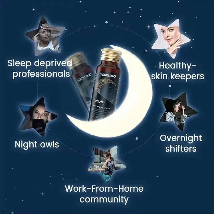 OEM Good Sleep Supplement Sodium hyaluronate gamma-aminobutyric acid drink Oral Liquid