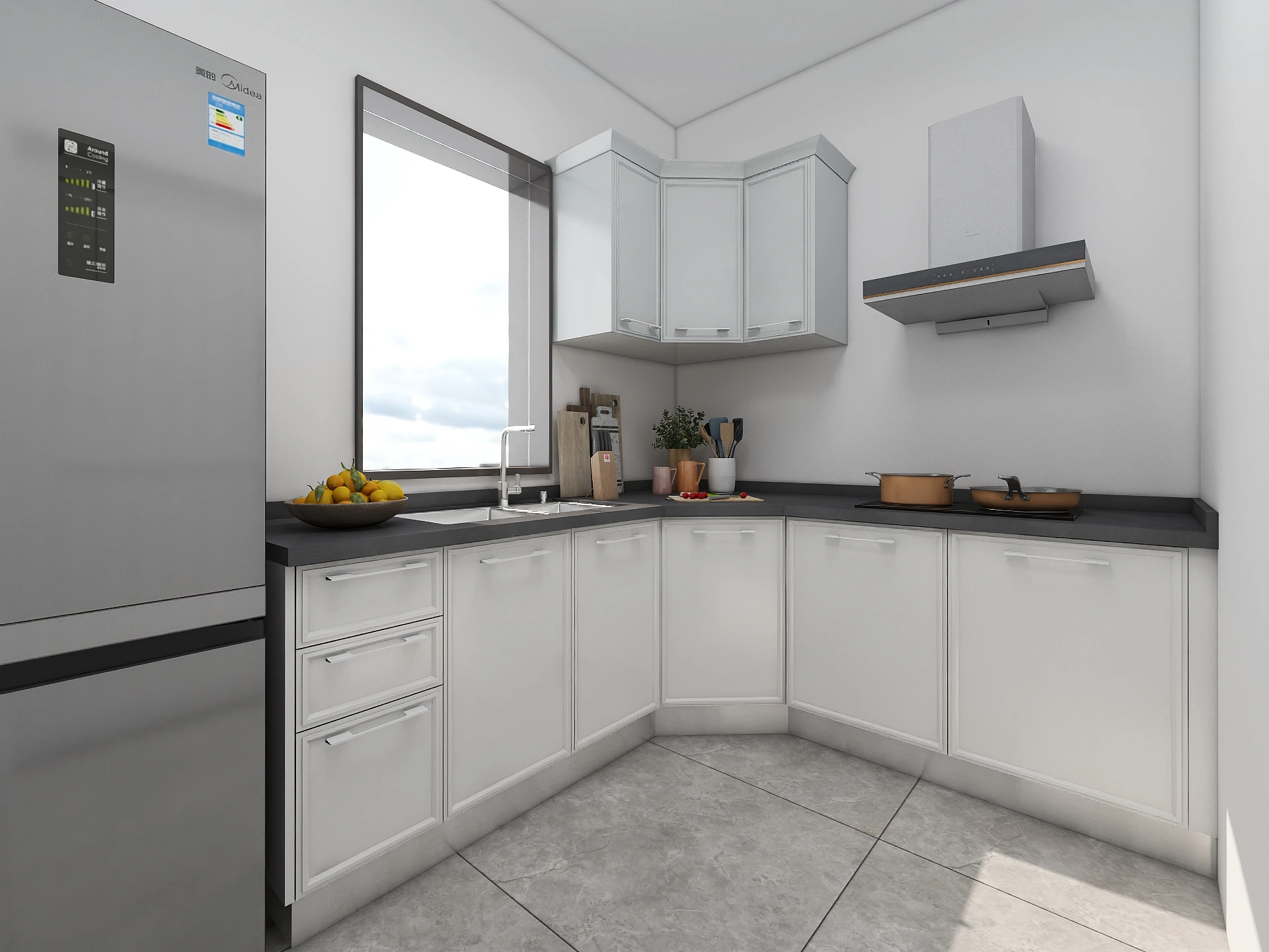 Factory Direct Modern Luxury Design High-End Lacquer Finish Handleless Electric Drive Kitchen Cabinets