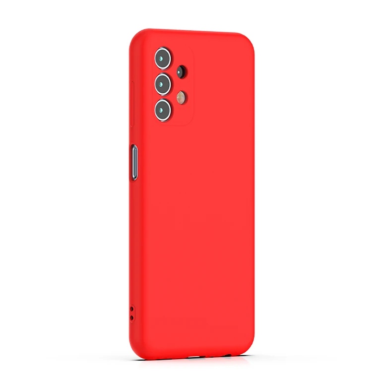 2.0mm silicone rubber case  for samsung A13  case shockproof soft microfiber cover for samsung A33 A53 A73 silicone case