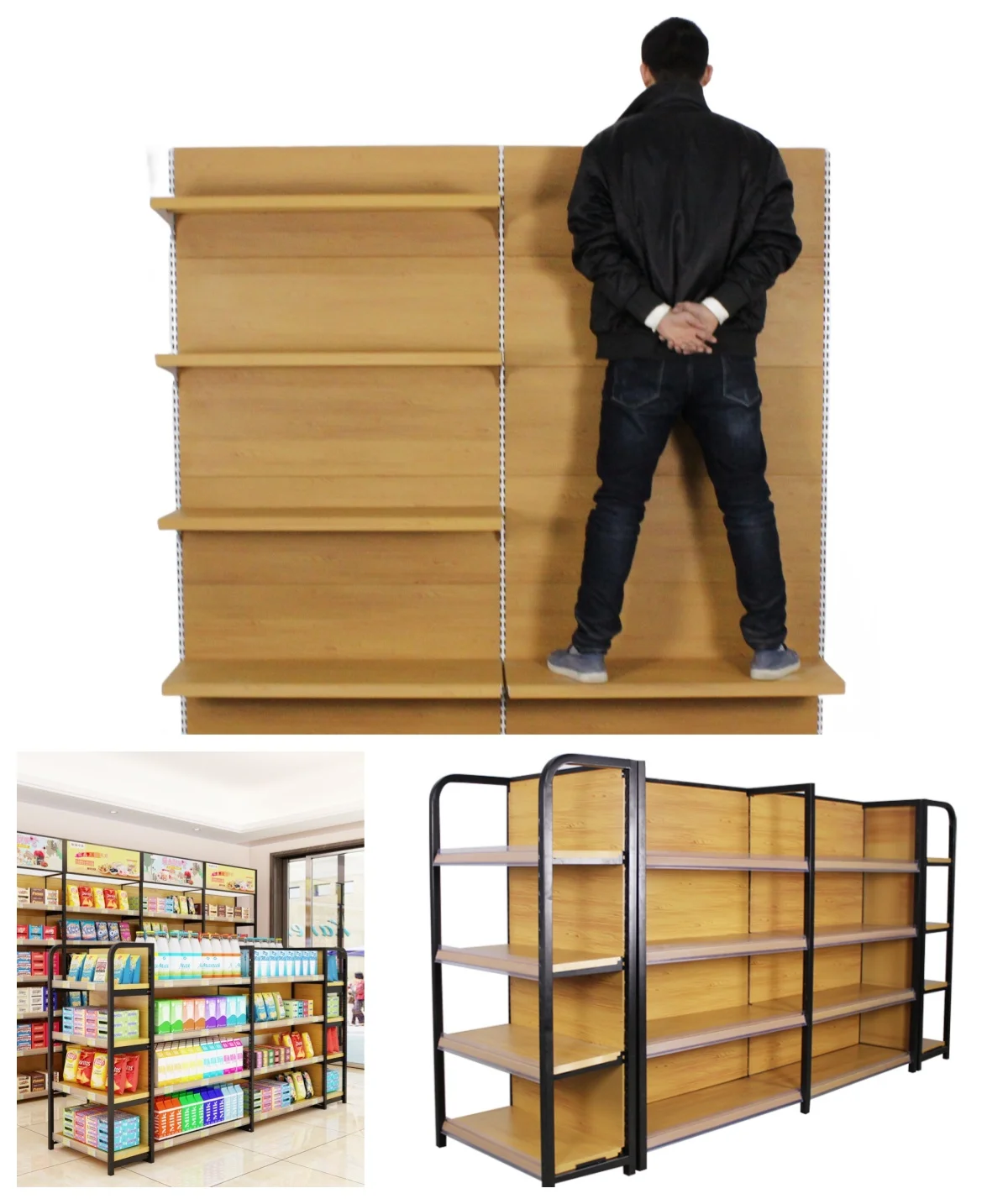 PFT light duty supermarket shelf retail write rack store shelves