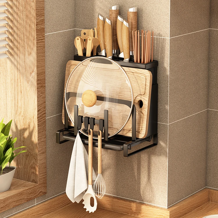 Knife rack pot cover rack cutting board cutting board rack