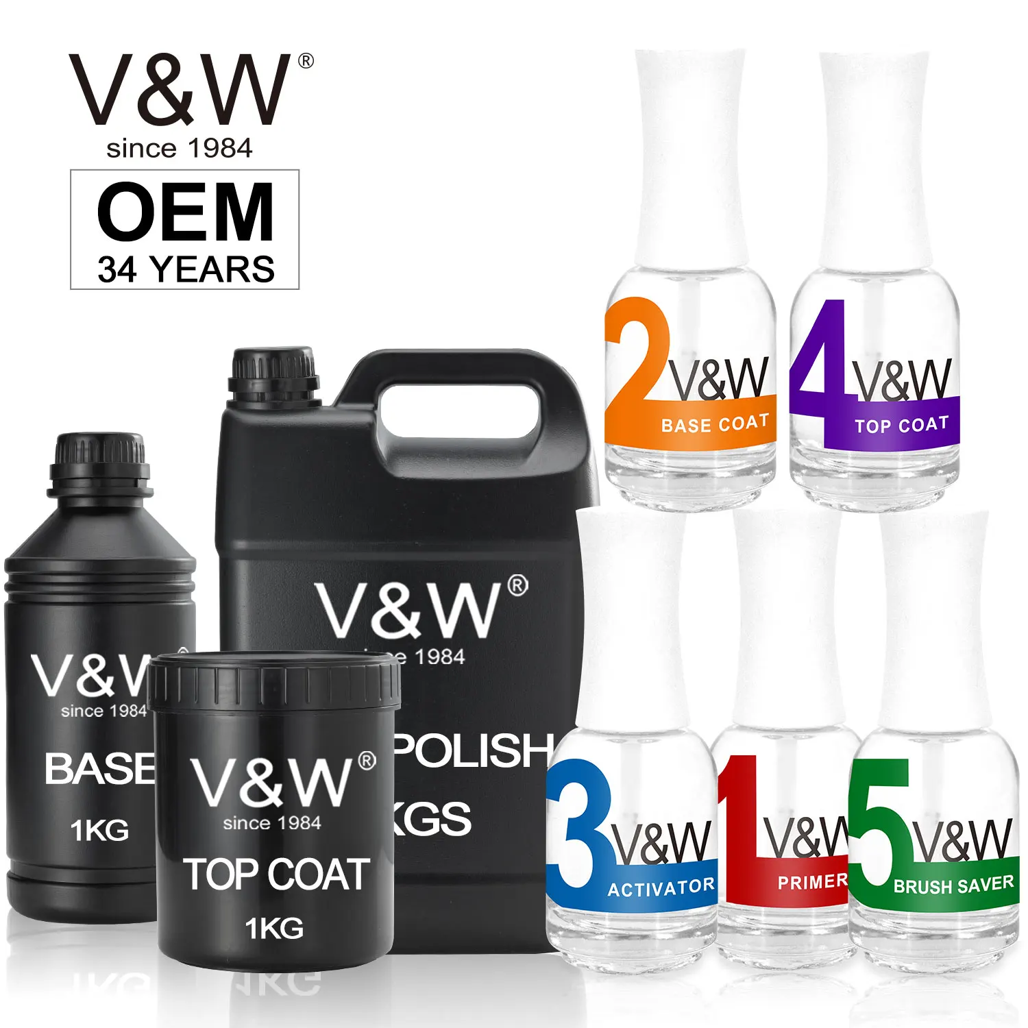 China VW Best quality Nail Color Dipping Acrylic Powder Nail System 1000colors starter kit dip powder