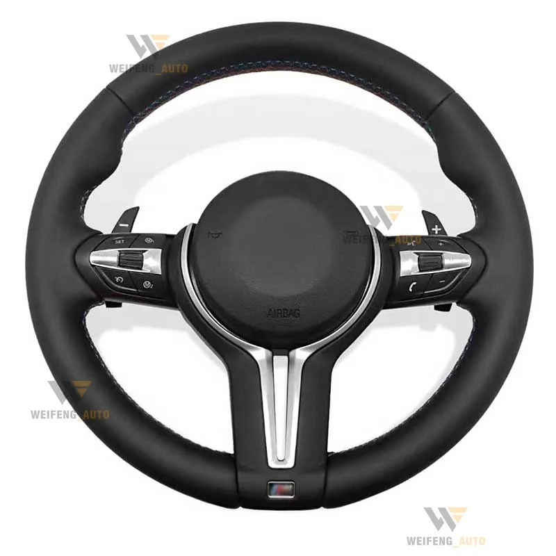 Кожаное Рулевое колесо для BMW 1 3 5 7 Series X5 F15 E70 X6 F16 E71 X1 E84 F20 F22 F30 F32 F36 F40 F80 F90 E30 E92 F34 F21 F33