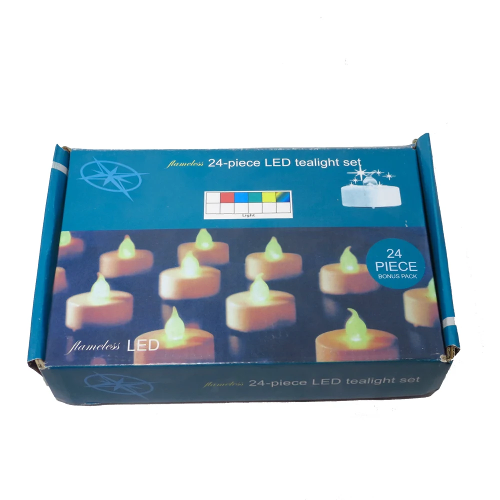 Home decor electric battery velas led candle