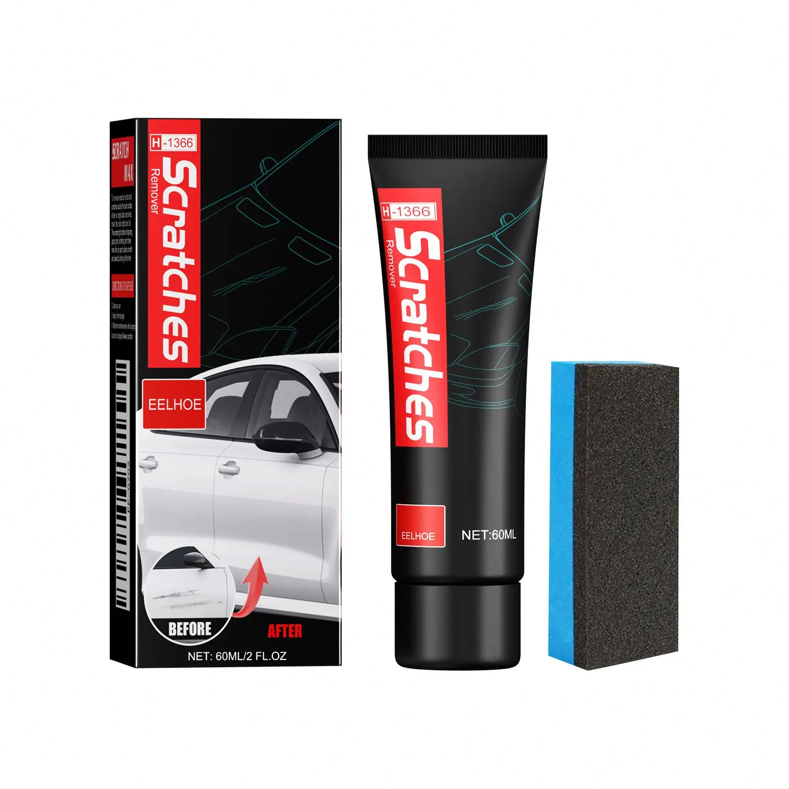 EELHOE Wholesale New Car Auto Scratch Remover Cream Swirl Removal Car Paint Repair Refurbishment Restoration Kit