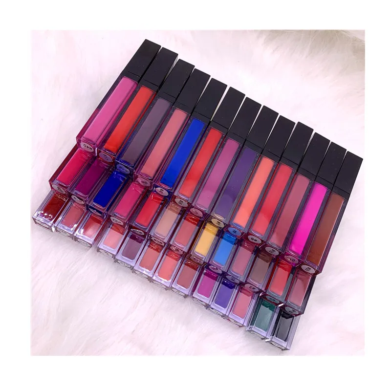 Velvet liquid matte lipstick Wholesale make your own brand makeup private label liquid lipstick