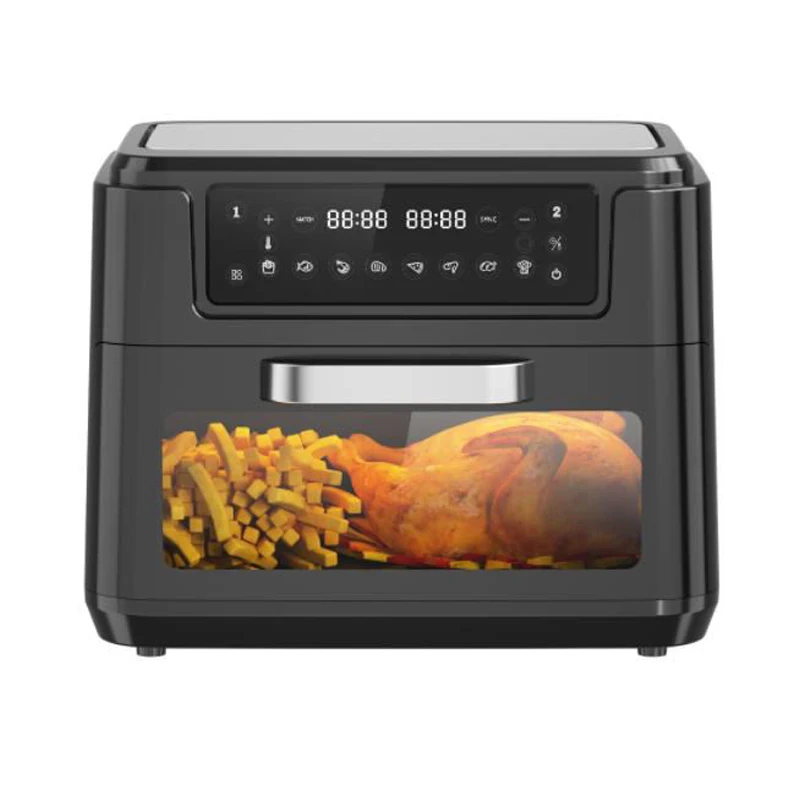 Hot Sale New Kitchen Appliance Double Basket Air Fryer 9 Liter Double Two Dual Zone 2 Basket Steam Air Fryer