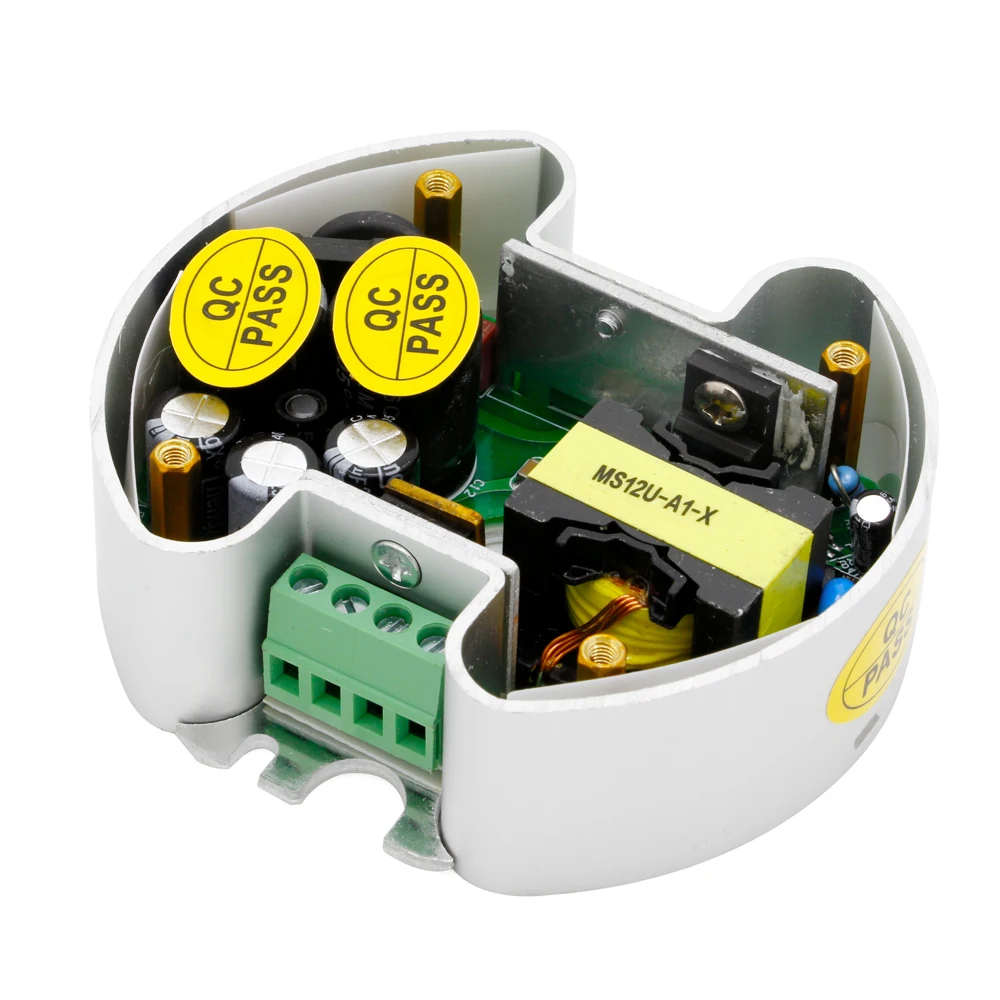 Алюминиевый светодиодный трансформатор постоянного напряжения 50 Вт драйвер круглый