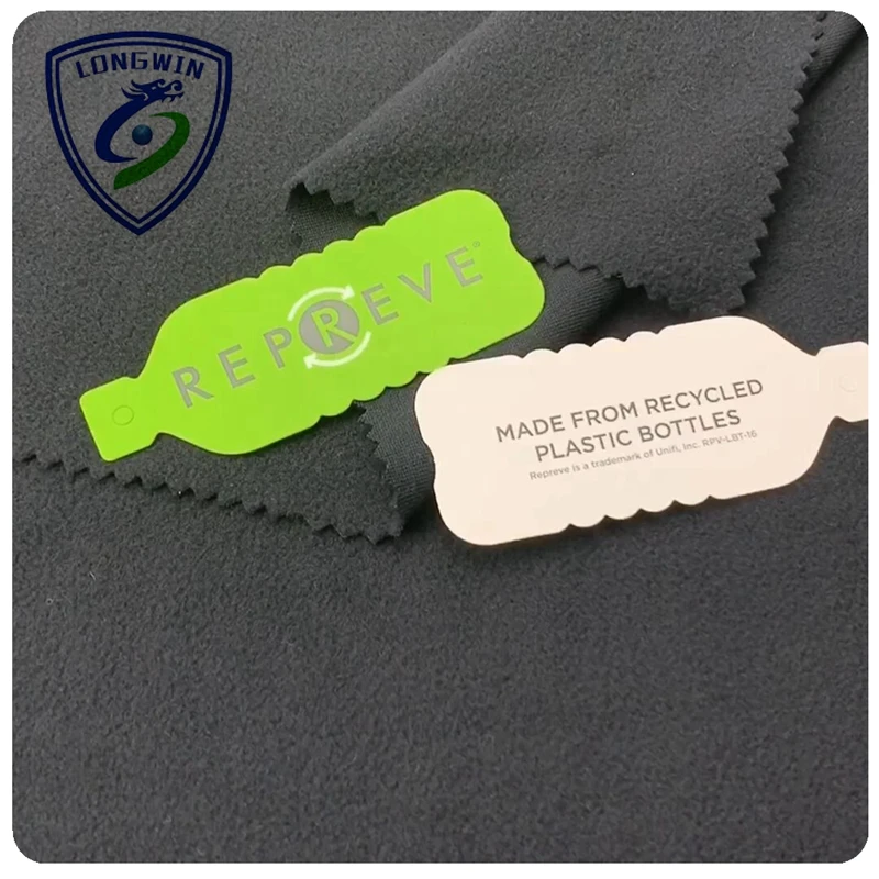 Recycled White stock Winter knit clothing desgin polar sweatshirt fleece fabric for baby blanket