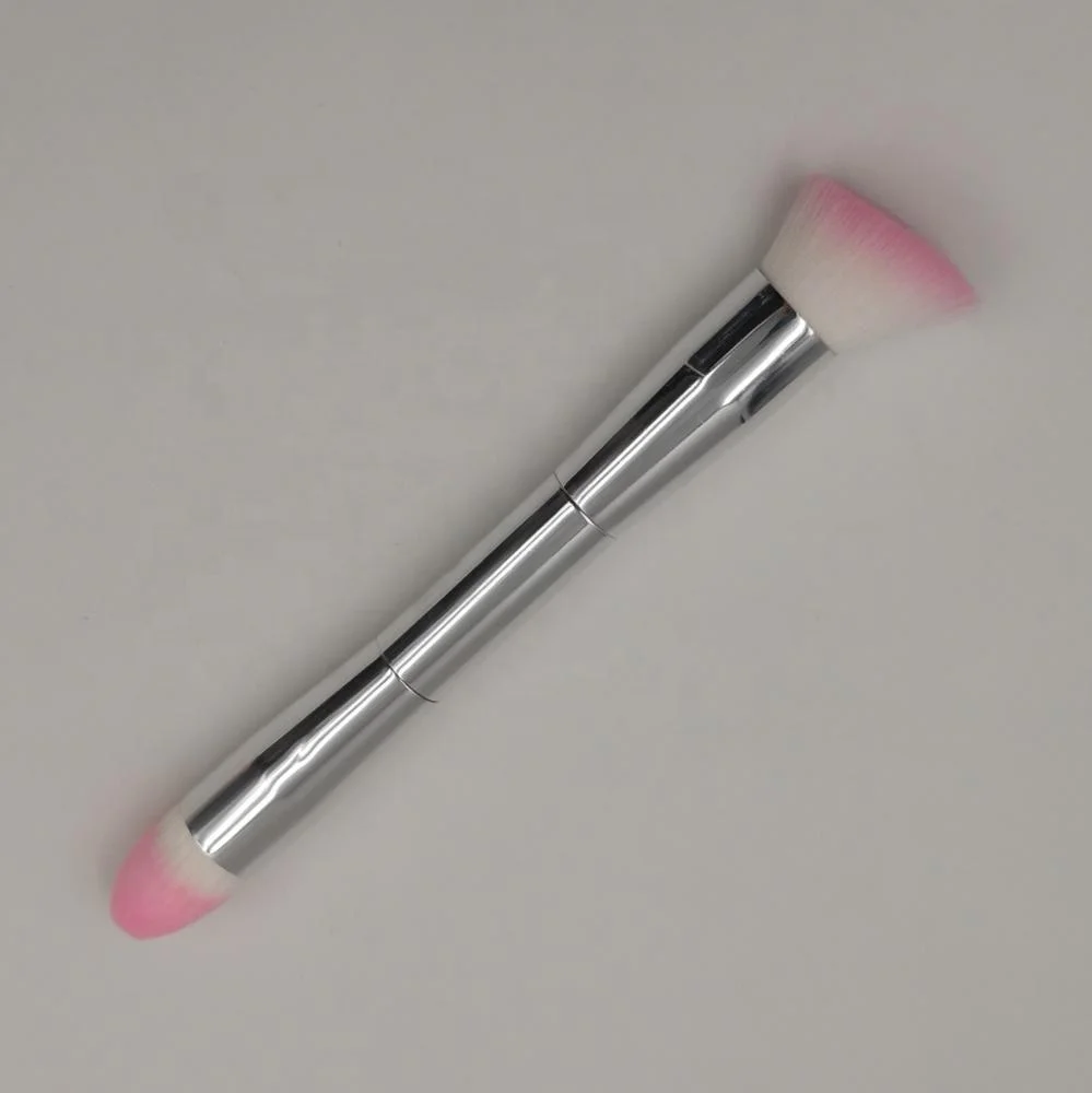 double end silver magnet makeup brushes maquillaje proveedores de china new trending beauty accessories craft gift for women