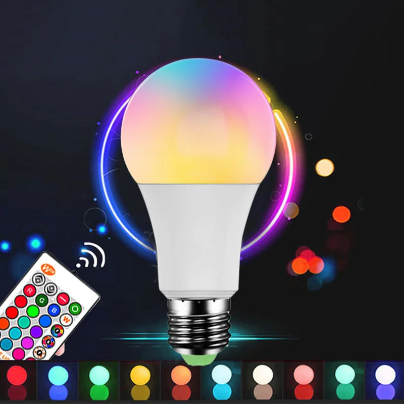 Самая низкая цена RGB пульт дистанционного управления умная Светодиодная лампа