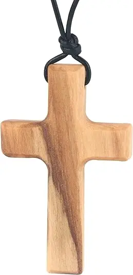 custom orthodox wood cross nature wooden cross pendant gift wooden cross necklace