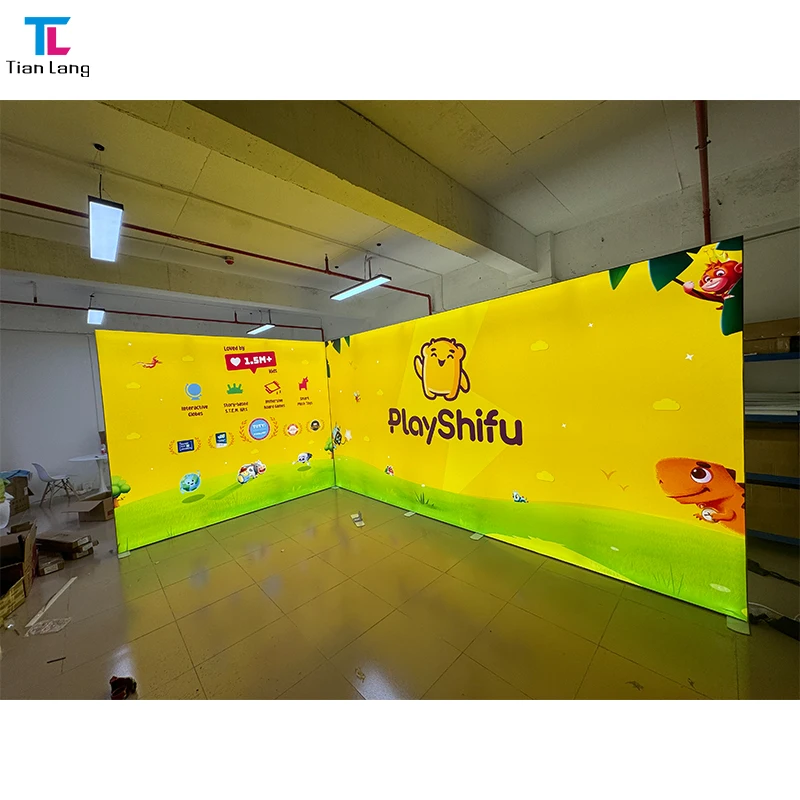 Display Exhibition Tv Exhibitions Fashionable Show Shoe Stands Stand Ideas Expo Greens Trade Fair  Panel Booth Light Box