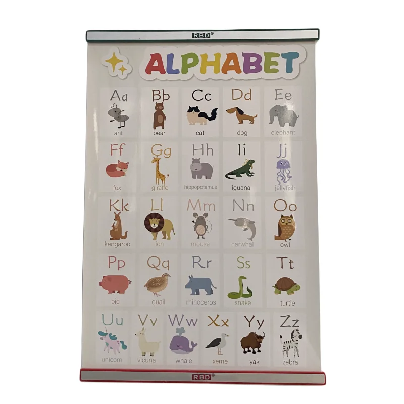 Popular Classroom Decoration Custom Image Printing Promotion Educational Wall Poster