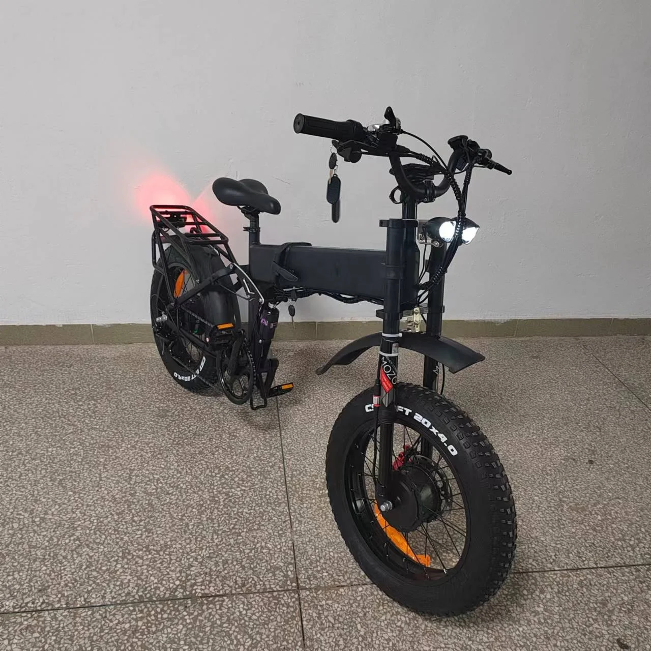 2000 Вт складной электрический велосипед с двойным двигателем Bafang 52v21Ah масляный тормоз полной подвеской толстая шина рама из алюминиевого сплава городской электровелосипед
