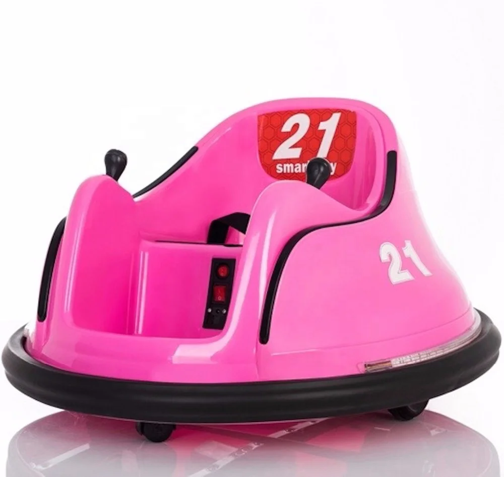 Детская электрическая машинка Waltzer с питанием от аккумулятора, игрушечная розовая машинка