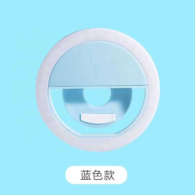 2024 Mobile Phone Fill Light Ring Self-Timer Lamp Charging Clip Flashing. Light Lamp RK12 Beauty Anchor Live Light
