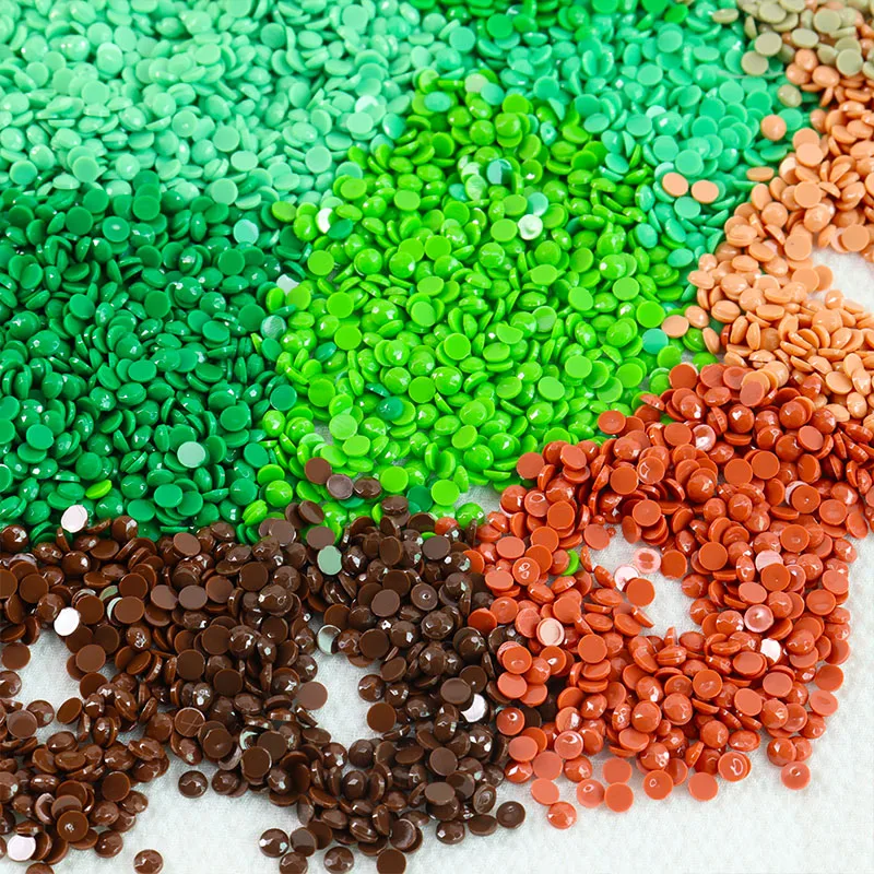 Wholesale 5D Diamond Painting Accessories Round Square Drills Bead Round & Square/ Special Printed Pet on Painting 2KG